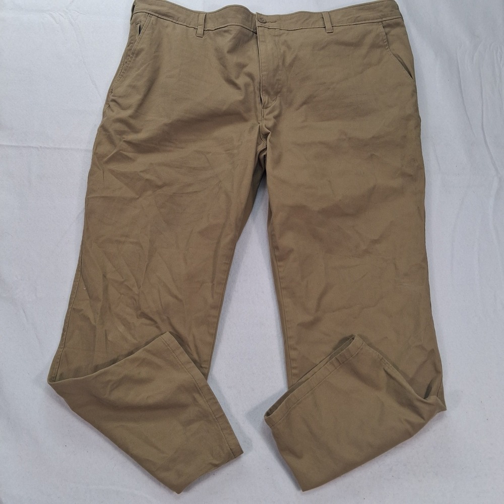 Dockers Chino Pants Mens 44 Smart 360 Flex Tan Classic Fit EUC